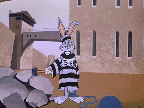 Bugsbunny Tired GIF